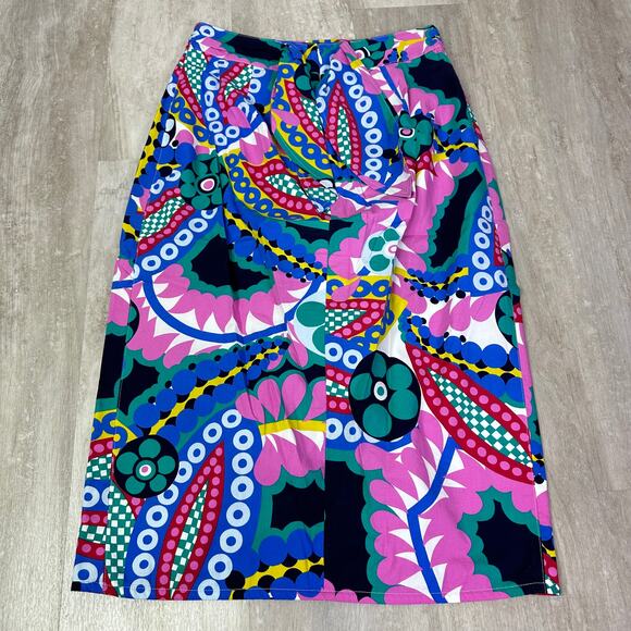 J.Crew Tie-back tulip skirt in Ratti kaleidoscope floral #L7939 size 6 Career - Picture 9 of 9